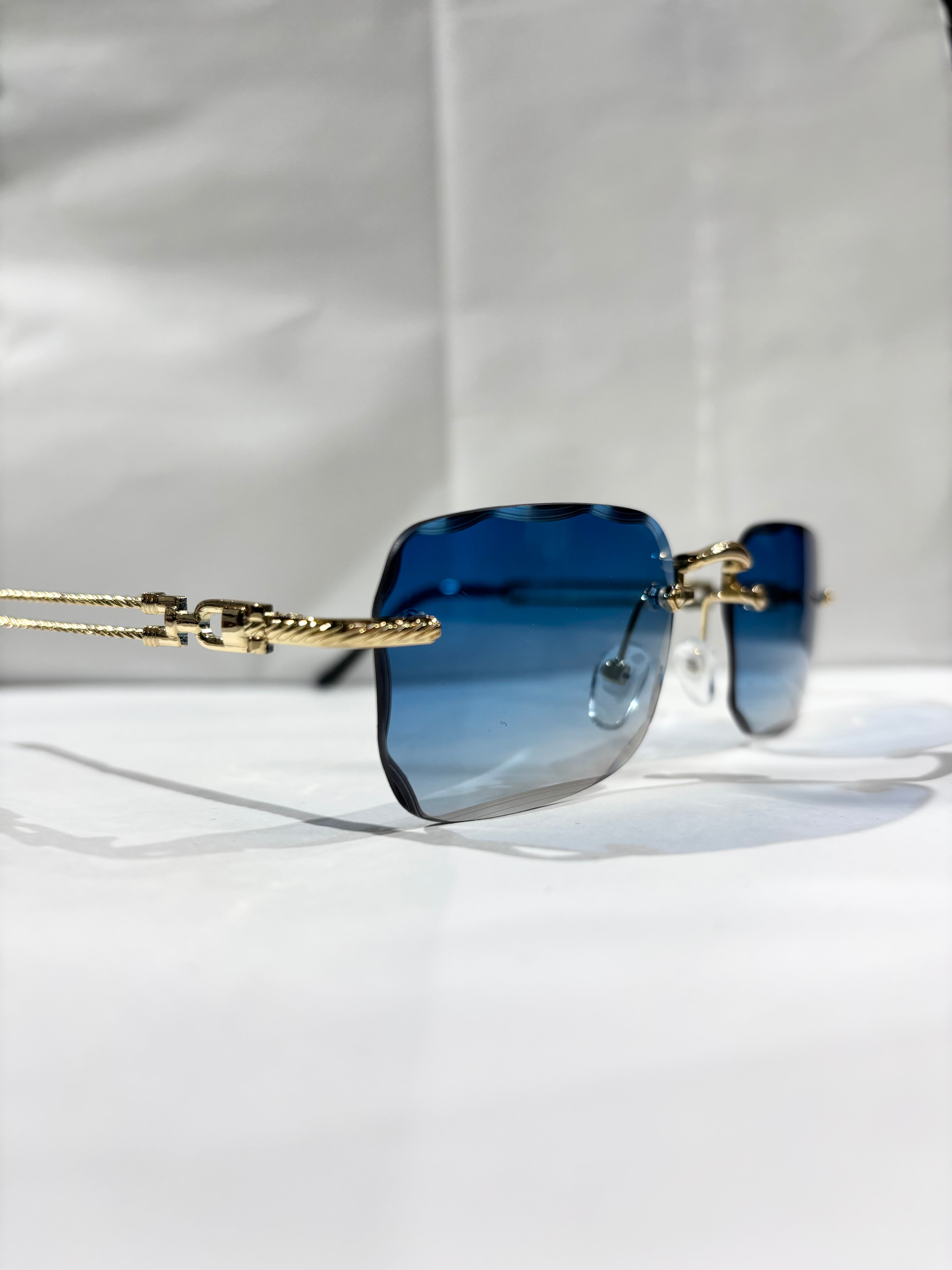 LUNETTE - ICE BLUE GOLD
