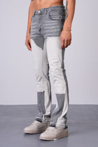 JEANS LONDON - GRIS 