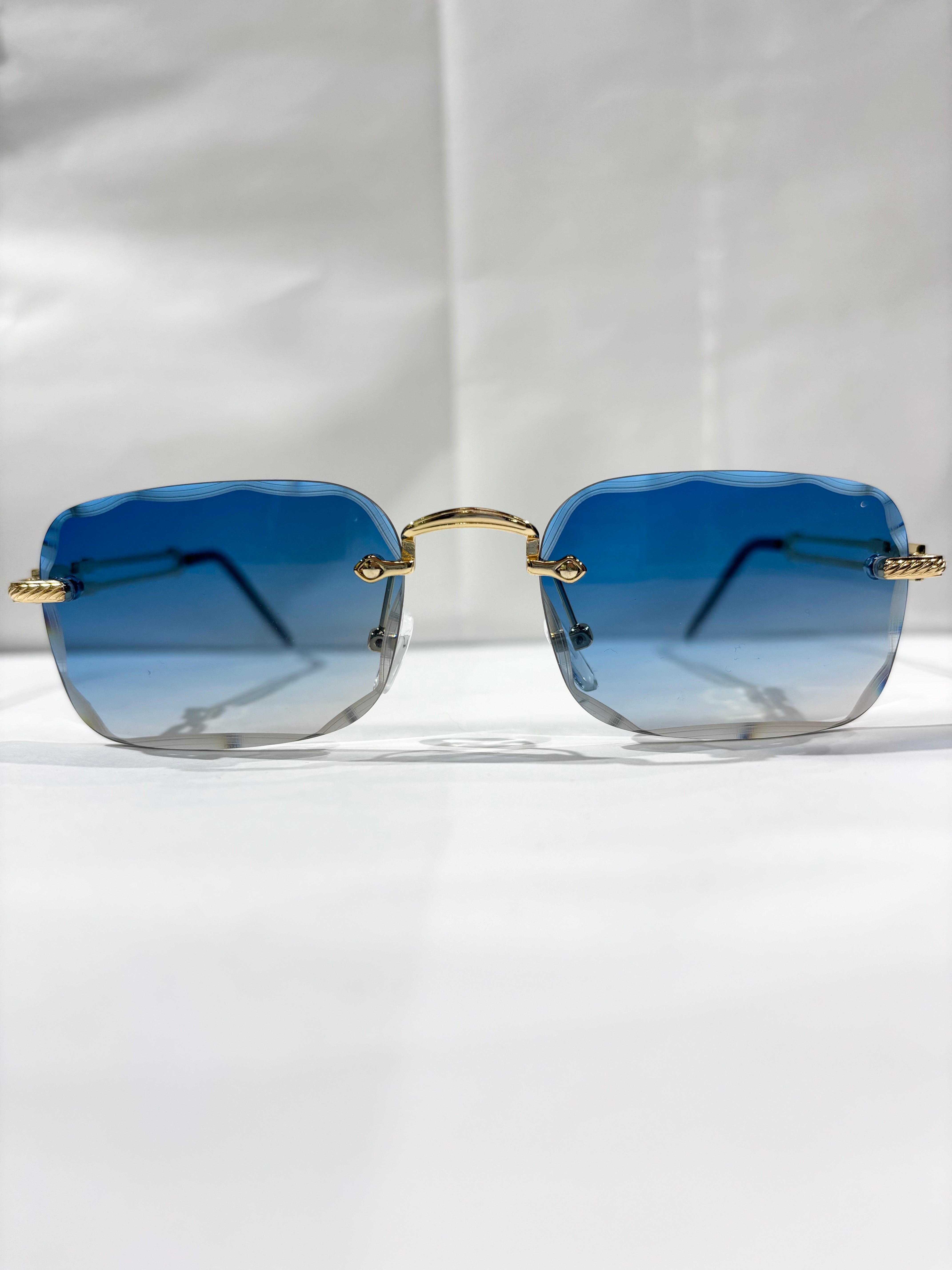 LUNETTE - ICE BLUE GOLD