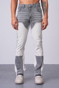 JEANS LONDON - GRIS 