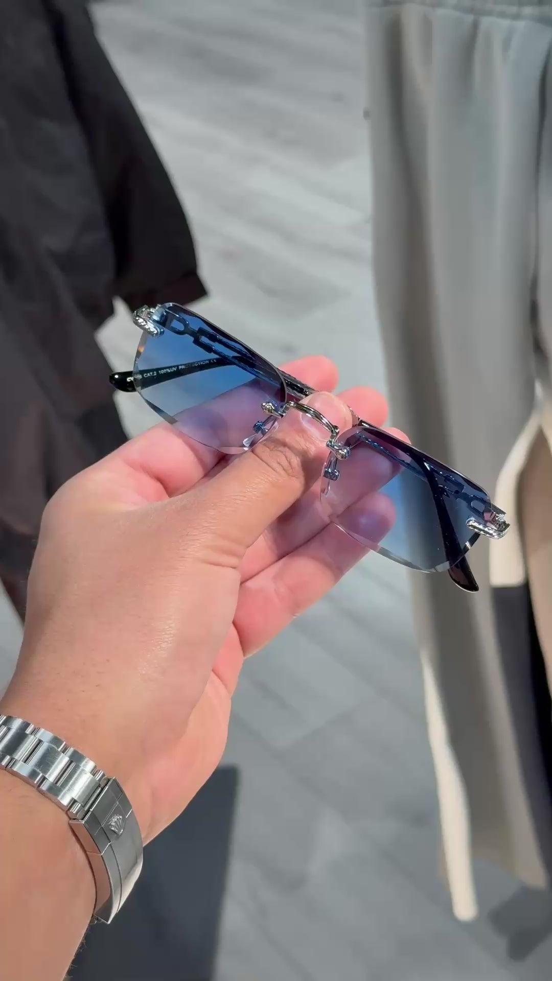 LUNETTE - BLUE SILVER